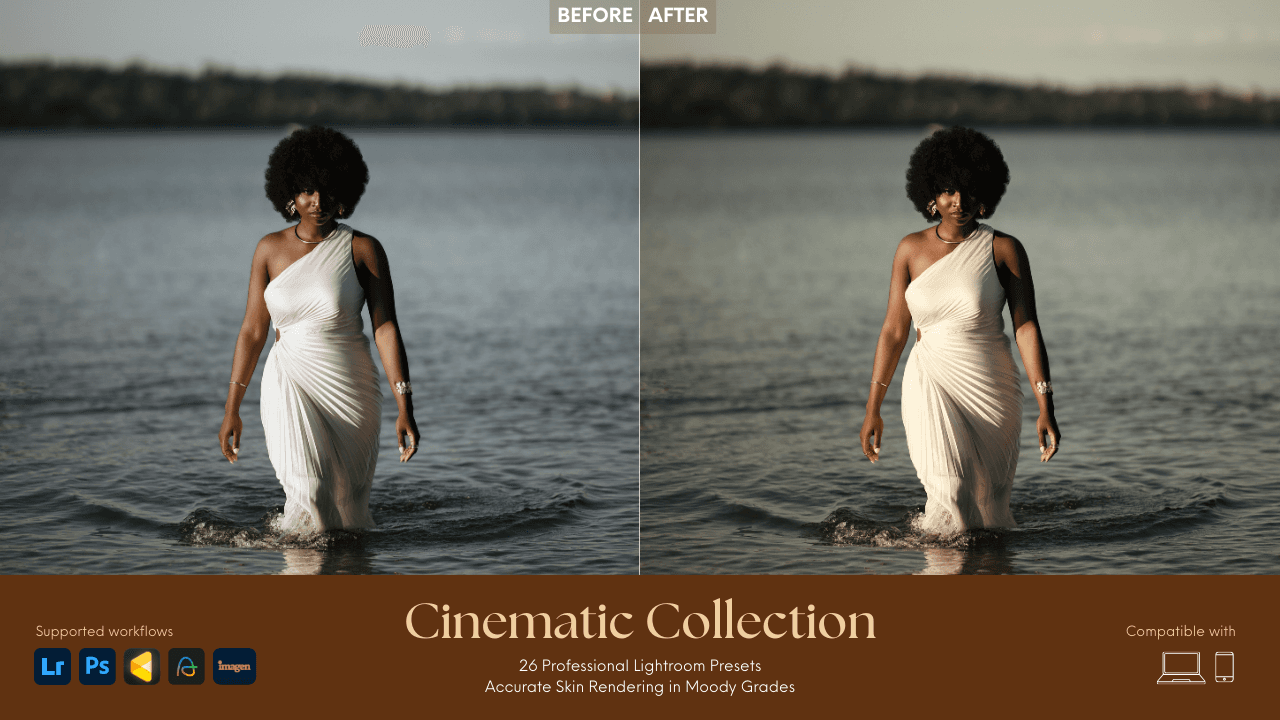 Cinematic Collection — 26 Lightroom Presets